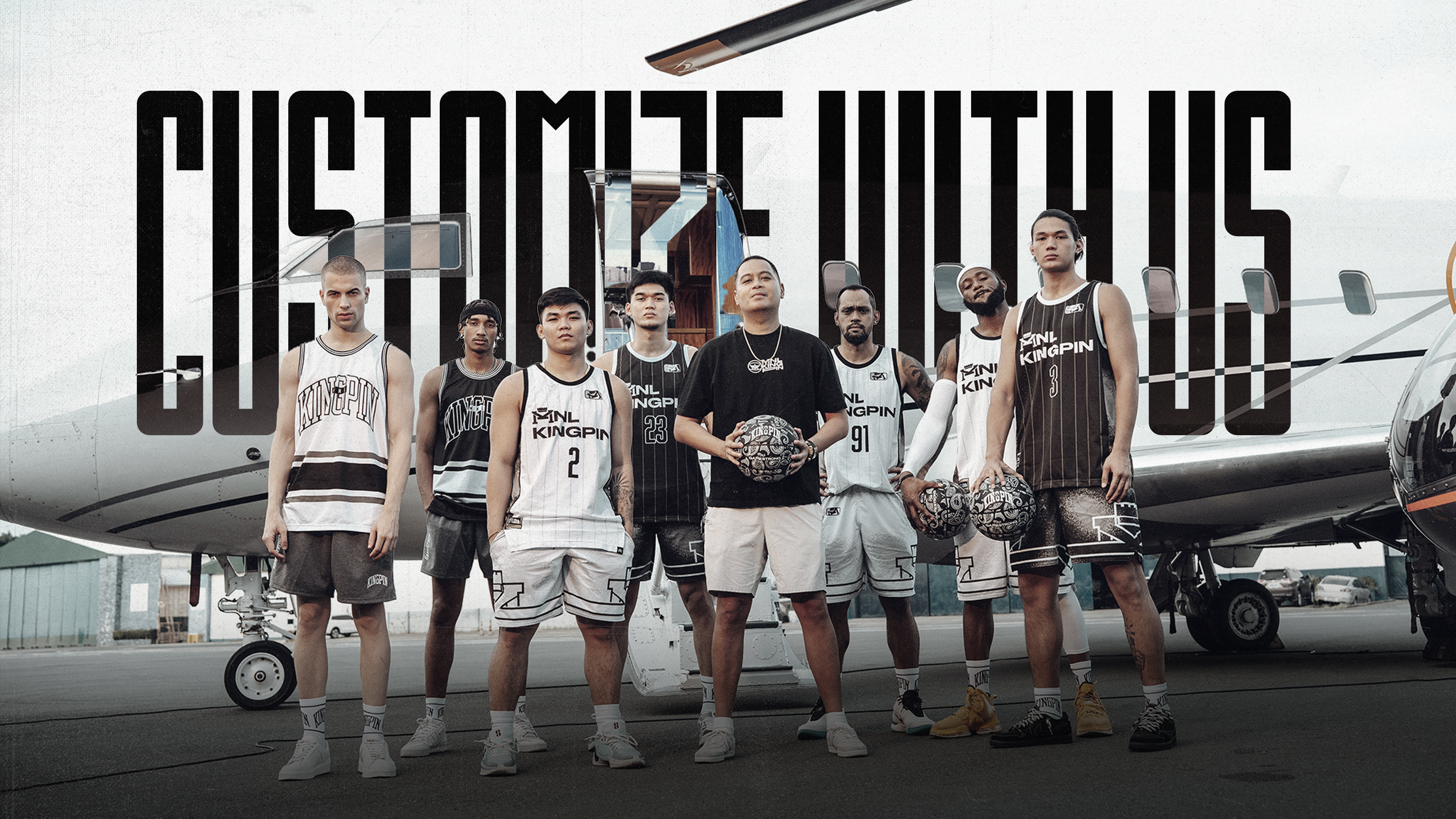 MNL Kingpin custom sportswear team on court