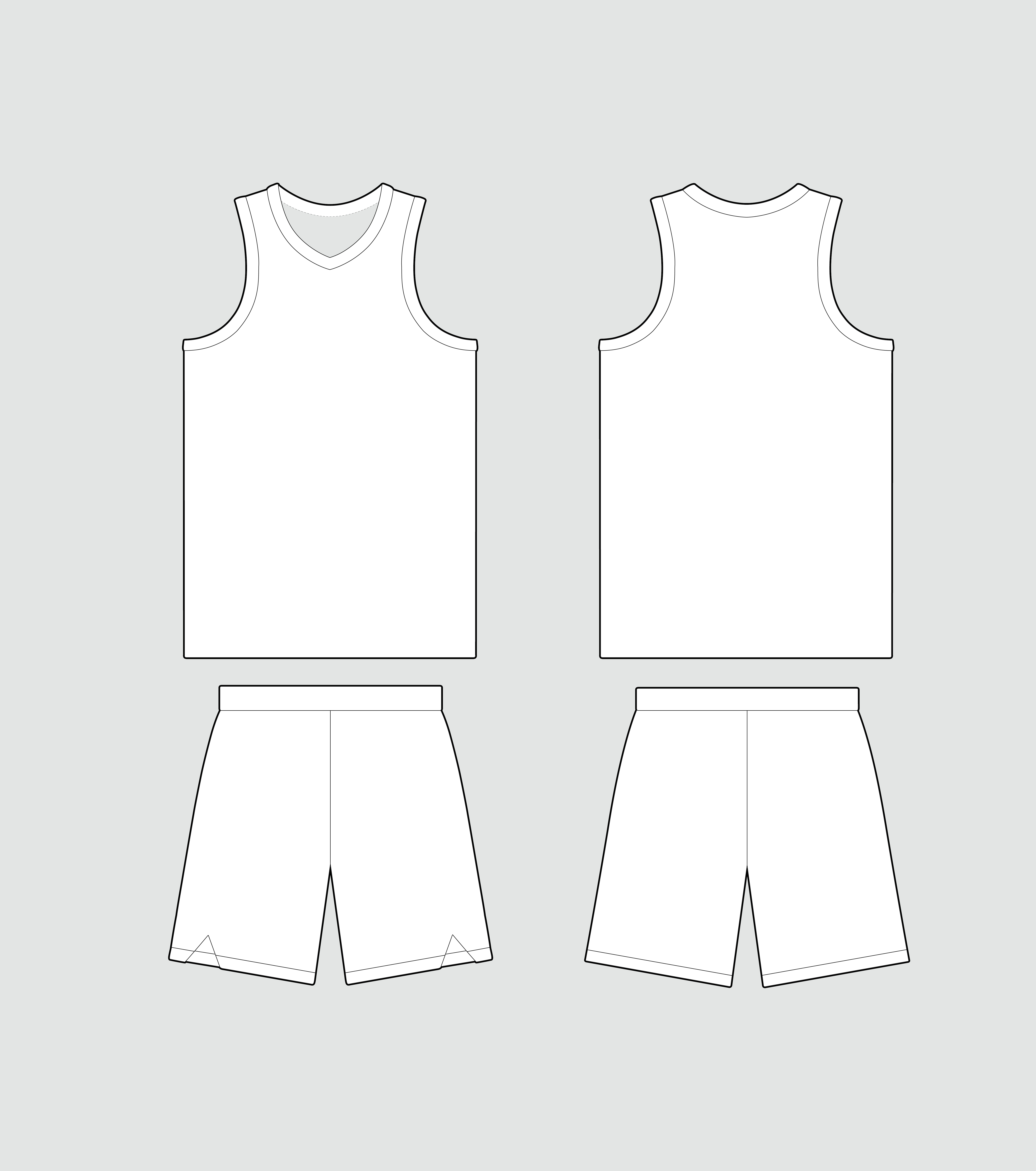 MNL Kingpin blank jersey and shorts AI concept template