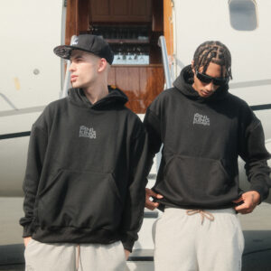 Airport fit Hoodie Black