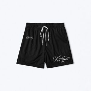 Kingpin Script Mesh Shorts (Black)